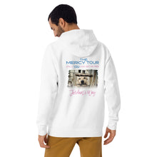 Load image into Gallery viewer, The Mercy Tour Hoodie - white only - embroidered - Unisex